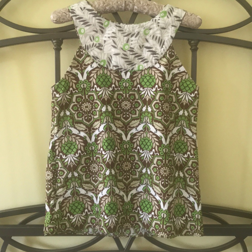 Milly of New York Sleeveless Floral Graphic Print Top - Picture 2 of 8